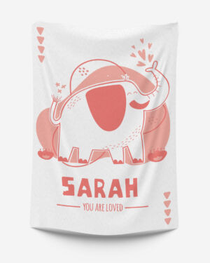 Sublimated Arctic Fleece Blanket – Loved Elephant