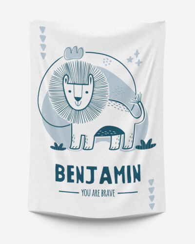 Sublimated Arctic Fleece Blanket – Brave Lion