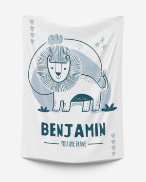 Sublimated Arctic Fleece Blanket – Brave Lion