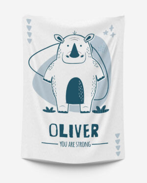 Sublimated Arctic Fleece Blanket – Strong Rhino